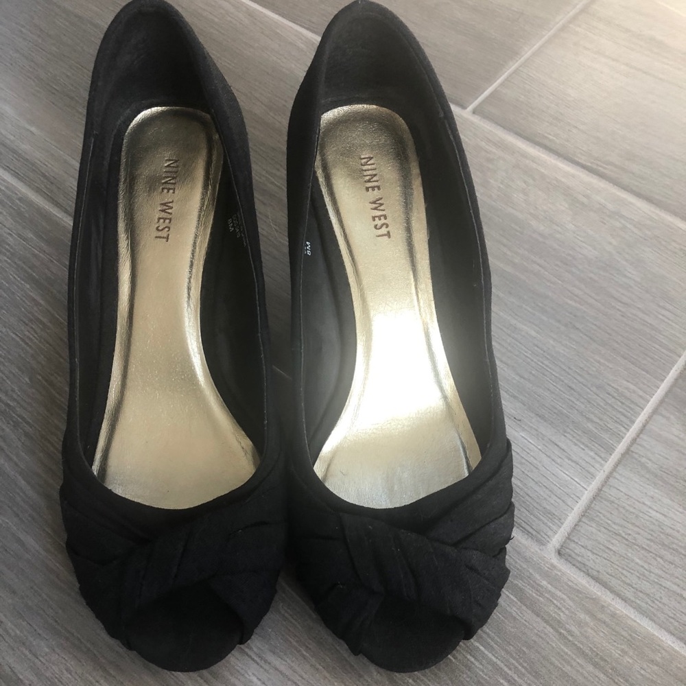Nine West Peep Toe Wedges